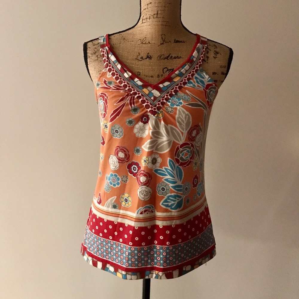 Floral Printed Tank Top